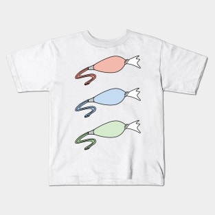 Piping Bags Pastel Baking Pattern Kids T-Shirt